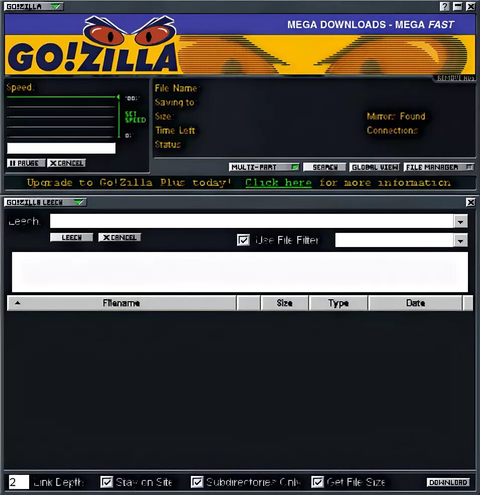 Gozilla downloader. Gozilla bot. zilla tool.
