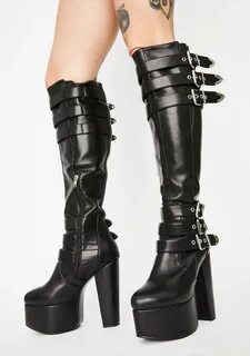 High platform boots