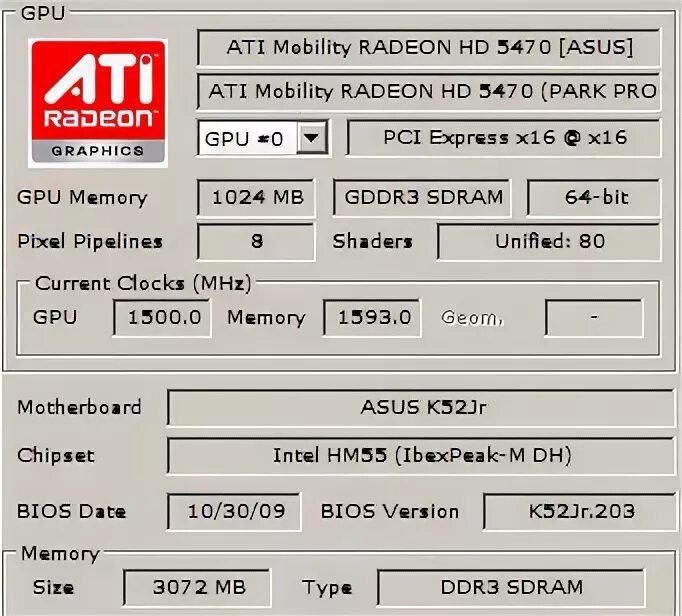 Ati mobility radeon 5470 драйвера