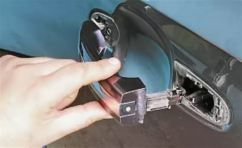 как снять ручку форд мондео