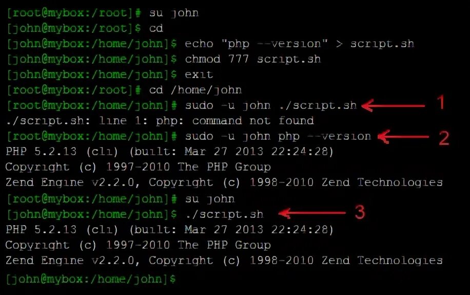 Php command not found. Php команды. php команда вывода. версии php.