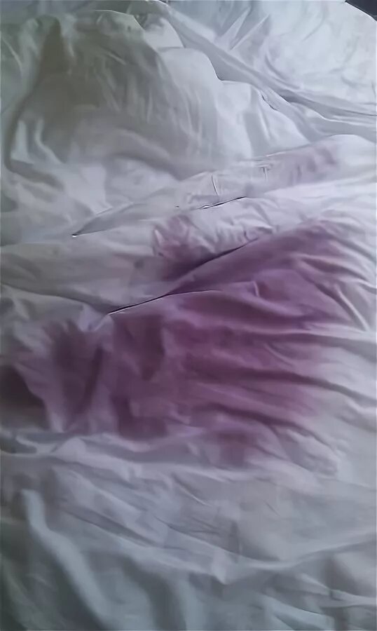 Мокрая кровать.
