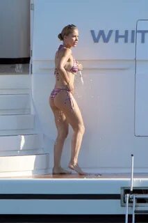 Victoria Swarovski - In a bikini on a yacht in Ibiza -11 GotCeleb.