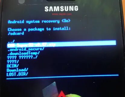 Recovery menu 5.0