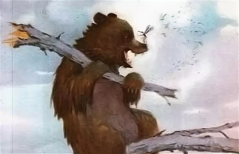 Шмель прилетел неуклюжий
