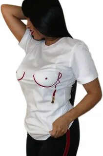 white t shirt boobs. 