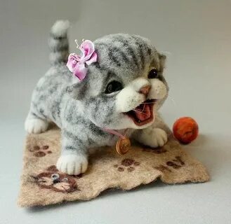 Валяние игрушек из шерсти животных