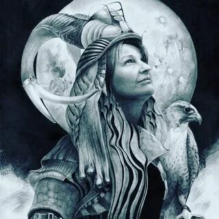 Шаман рисунок