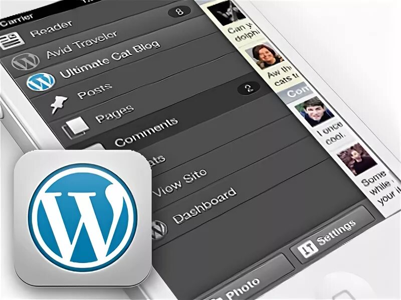 Wordpress mobile. Wordpress mobile