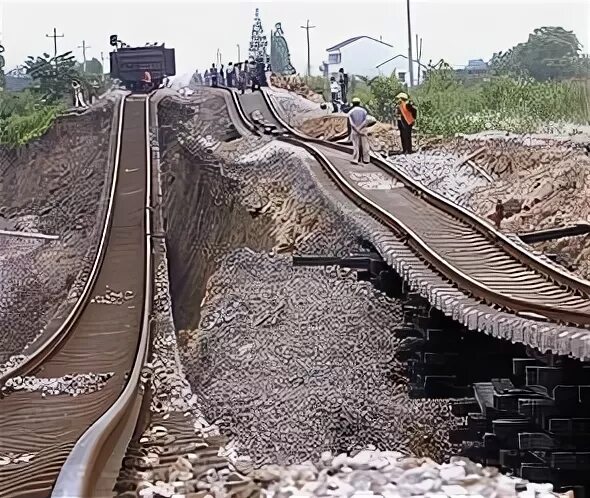 Что такое размыв насыпи сдо ржд