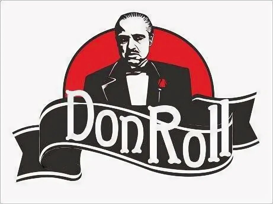 Roll logo. Big Russian Rolls логотип на белом фоне.