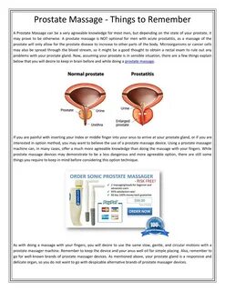 How To Prostate Massage Therapy Self.