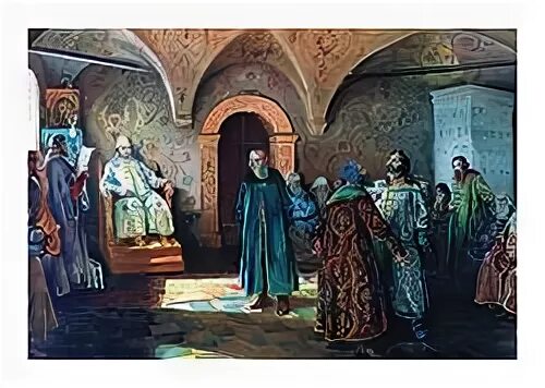 Роль земского собора при алексее михайловиче. Боярская Дума картина 1907.