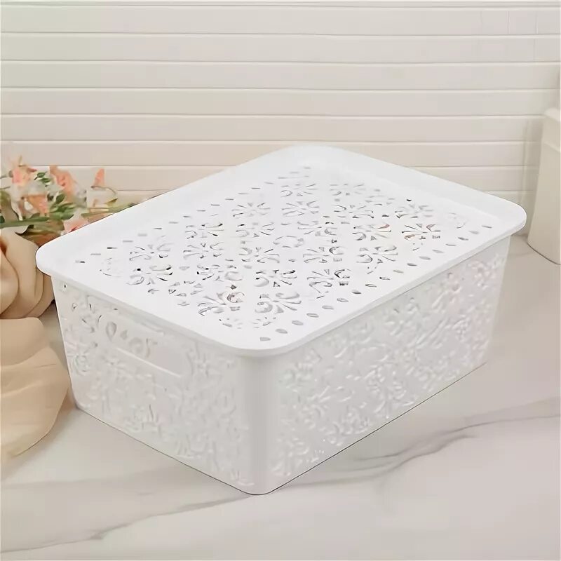 Контейнер для хранения белый. Корзина квадратная серебристая Curver my Style Square 32,5х28х32,5. Контейнер для хранения с крышкой "Ажур" 35х27х12 см, цвет микс 2698511. Корзина для хранения Вега 23х15.5х12см артикул р1220. Контейнер для хранения белый с крышкой.
