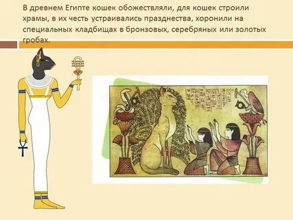 Изложение кошка была приручена в древнем египте