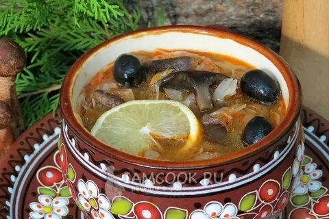Рецепт самой вкусной грибной солянки