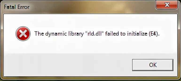 Ошибка the Dynamic Library RLD dll failed to load please confirm. RLD. Failed to load знак. The Dynamic Library RLD. Dll failed to load please confirm that ошибка.