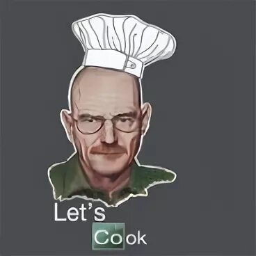 He cook right now