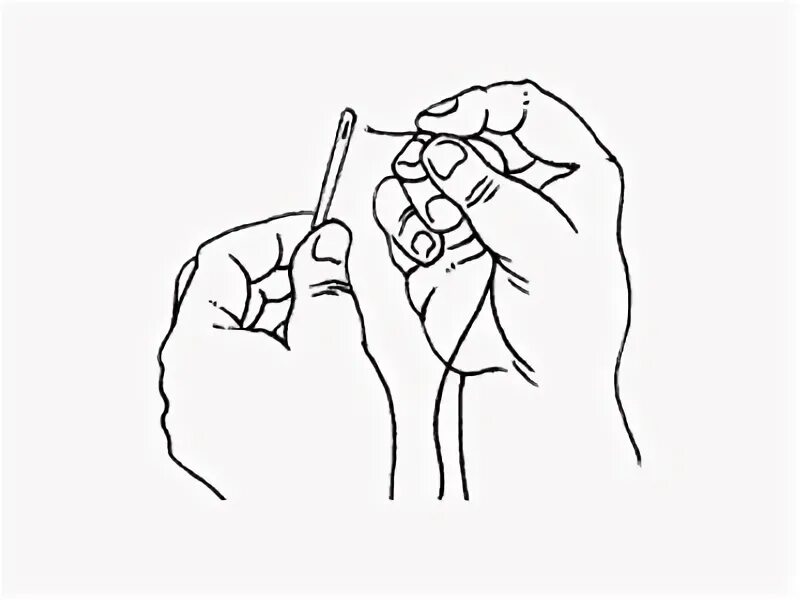 Отмеривание порций 9 букв. Вдевание нитки в иголку. Алгоритм вдевания нитки в иголку. Руки с иголкой и ниткой. Схема вдевания нитки в иголку для дошкольников.