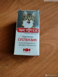 Глистогон суспензия для кошек чистотел