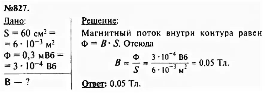 Индукция поля внутри контура