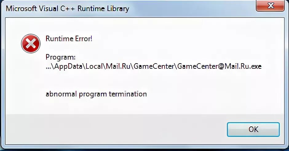 Внутренняя ошибка runtime error. Ошибка загрузки асето корса runtime error {at 197:565}. runtime error 217 at 0060b570.