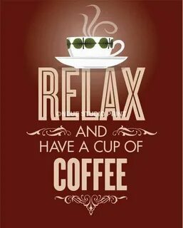 I have coffee