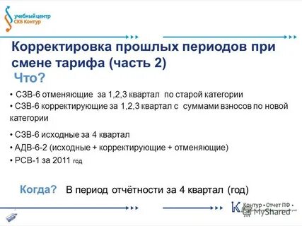 Сроки отчетности за 3 квартал