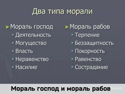 Почему ницше считает мораль противоестественной