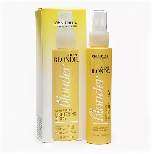 Blonde спрей. John Frieda осветляющий спрей. Осветляющий спрей John Frieda go blonder.