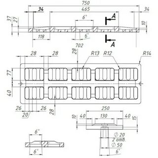 Решетка водоприемная размеры