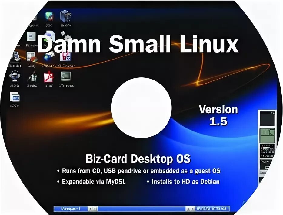 Damn small linux. Small linux. dsl linux. dsl (damn small linux).