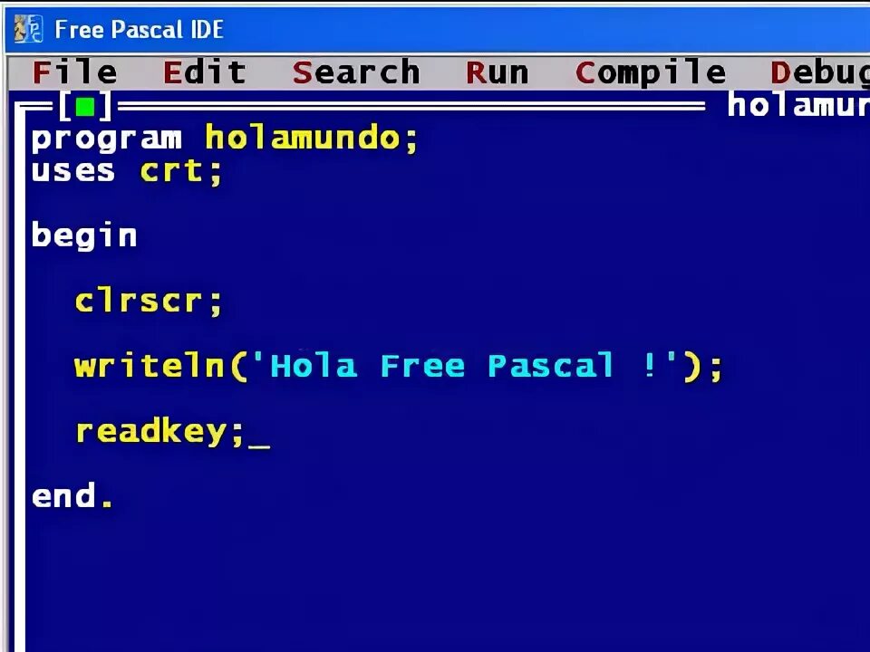 Pascal ожидался оператор