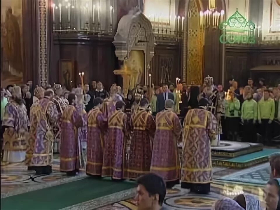 Трансляция богослужения в храме христа спасителя. Так союз божественная литургия. древнерусским чином литургия в храме христа спасителя в москве..