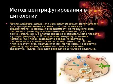 Основы метода центрифугирования