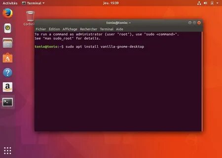 Apt install gnome
