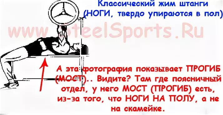 Как правильно выполнять жим лежа
