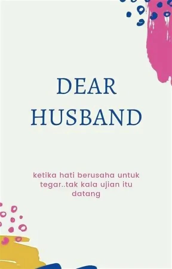 Dear husbands