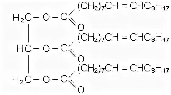 Кислотный гидролиз тристеарата. Триолеат глицерина формула. Структурная формула триолеата глицерина. Глицерин триолеат глицерина. Формула тристеарата глицерина.