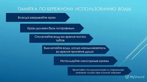 Выгода получающаяся при бережном расходовании чего