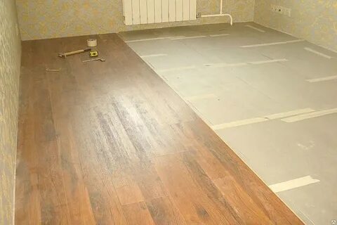 Положить ламинат стяжку