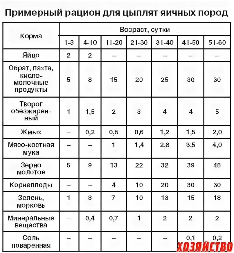 С какого возраста цыплят. Нормы кормления цыплят яичных пород. Нормы кормления цыплят мясо-яичной породы. Таблица корма цыплят несушек. Рацион кормления цыплят кур несушек.