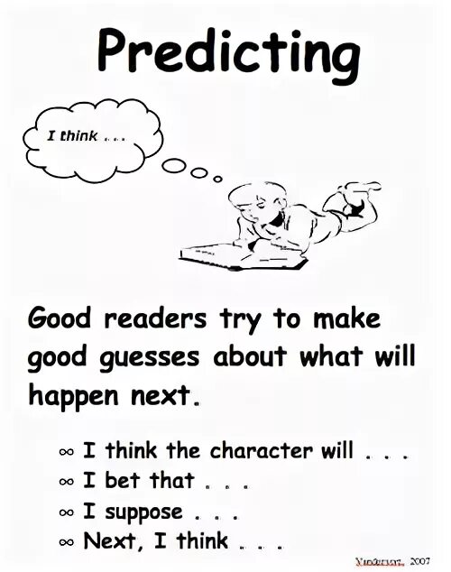 Try read. Predicting reading. try reading. try reading or try to read.
