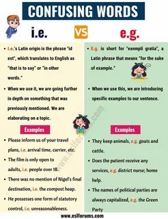 I e examples