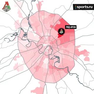 Клубы москвы на карте