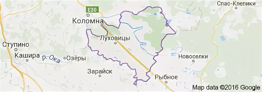 Город луховицы на карте