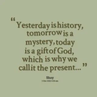 The future was yesterday
