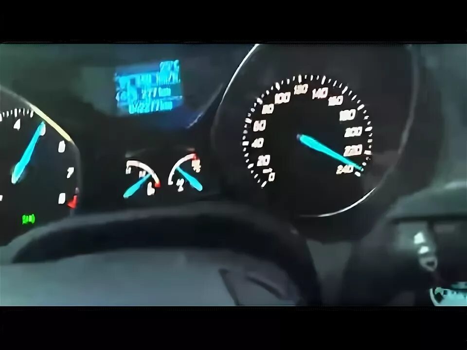 Максимальная скорость форда