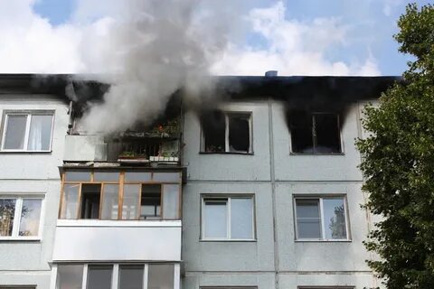 Пожар окон