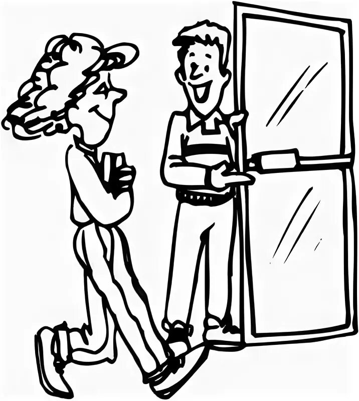 Go out with someone. Навещать друга рисунок. open door clipart black and white. go out картинки. go out with cartoon.